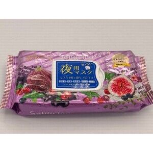 BCL Saborino Morning Care High Moist Face Mask Milk and Berry 28 sheet Japan